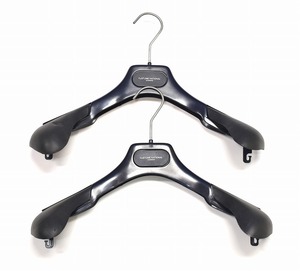 CoSTUME NATIONAL HOMME( Costume National Homme ) plastic Logo hanger jacket coat LOGO Hanger2 pcs set Italy made 