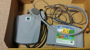 Nintendo64 任天堂 64 ピカチュウげんきでちゅう ソフト マイクセット 現状