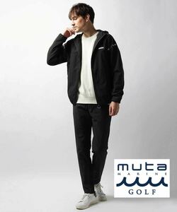 【5】M/2023AW/完売品/新品定価33000円/muta/ムータ　ゴルフ/パディングパンツ/中綿/ストレッチロングパンツ/ゴルフパンツ/黒/ブラック/