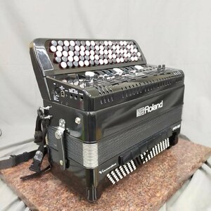 P1044☆【現状品】Roland ローランド V-accordion FR-4XB BK アコーディオン ケース付