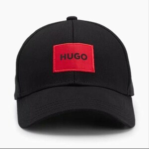 ドジャース　大谷翔平選手愛用　HUGO　BOSS　ヒューゴボス　コットンツイル　キャップ レッドロゴラベル