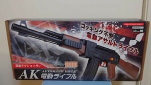 新品　電動アクションガン AK 電動ライフル コッキング不要 電動アサルトライフル 