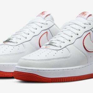 即決27.5cm NIKE AIR FORCE1 Low White and Picante Redナイキ エアフォース1 ロー ホワイト アンド ピカンテレッド US9.5 新品