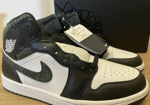 即決28cm NIKE AIR JORDAN1 Mid Panda Elephantナイキ エアジョーダン1 ミッド パンダエレファント 新品正規　FB9911-001