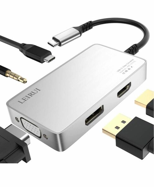 5in1 USB Cハブ Type C ドッキングステーション