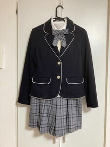 (美品)ポンポネットジュニア　卒服6点セット　160　ジャケット＆キュロット 卒業式 フォーマルスーツ セットアップ