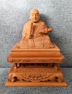 日蓮聖人坐像 木彫仏像