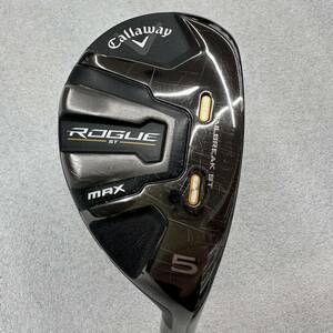 即決■UT / キャロウェイ　ROGUE ST MAX　VENTUS 5 for Callaway　5H 23度　フレックスSR　右　カバー有