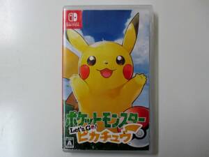 02G018☆ ポケットモンスター Let's Go! ピカチュウ　スイッチ Switch 任天堂 NINTENDO