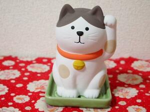 SALE　現品限り　加湿器　陶製　しっとり壺 まねき猫　DECOLE concombre