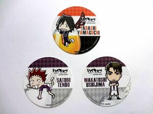 【非売品/廃盤】 アニメイトカフェ/ハイキュー!! コースター 3種類/山口忠 牛島若利 天童覚/烏野高校VS白鳥沢学園高校★送料250円～