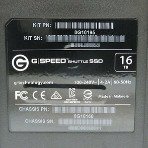 〇G-Technology G SPEED SHUTTLE SSD【0G10195/SSD16TB(2TBx8)/Thunderbolt3】の画像5