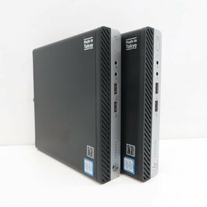 なんと10000円スタート〇HP ProDesk 400 G4 DM 2台セット【第8世代 Core i5 8500T/メモリ4GB/HDD500GB/Win10Pro-64bit/DP/Win11対応】