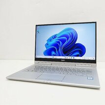 ▽タッチパネル搭載！軽量ノートPC▽NEC VersaPro VKT16G-4【第8世代Core i5 8250U/メモリ8GB/SSD256GB/Win11Pro/無線LAN/HDMI/AC付属】_画像1