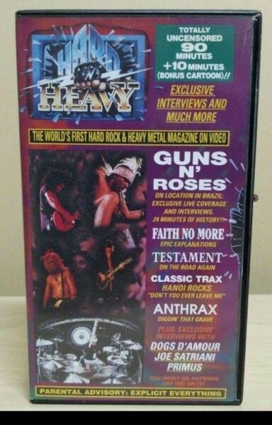 HARD N HEAVY vol,13　ビデオテープ GUNS'N'ROSES