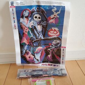 ダイヤモンドアート ダイヤモンド塗装 ナイトメア ジャック サリー ラウンドビーズ