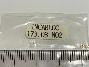 INCABLOC 173.03 NO2 4個 新品1 未使用品 長期保管品 デッドストック 機械式時計 バネ