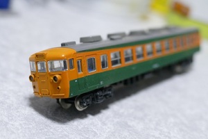 クハ153-500　153系電車　165系電車　冷房車　スカート欠品　169系　国鉄　KATO　旧製品　113系　115系　0212