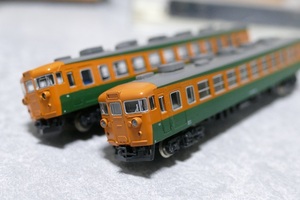 クハ153-500　2両　153系電車　165系電車　冷房車　169系　国鉄　KATO　旧製品　113系　115系　0225