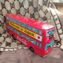 コカコーラ　ブリキ　バス　約４４センチ　レア　welcome to Japan 日本製　MLK 665L レトロ　コーラ_画像2