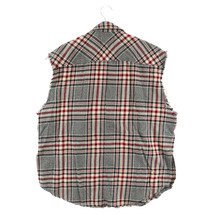 FEAR OF GOD フィアオブゴッド Sleeveless Flannel ノースリーブ フランネル チェック シャツ レッド_画像2