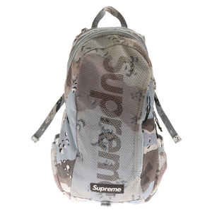 SUPREME シュプリーム 20SS Back Pack Blue Chocolate Chip Camo メッシュ カモ バッグパック リュック ブルー