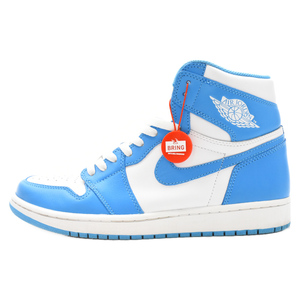 NIKE ナイキ AIR JORDAN1 RETRO HIGH UNC 555088-117 エアジョーダン1 ノースカロライナ ハイカットスニーカー ブルー/ホワイト US10/28cm