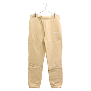 JACQUEMUS ジャックムー LE JOGGING JACQUEUS GKS-52080-B ロゴプリント スウェットパンツ ジョギングパンツ ベージュ