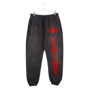 SAINT MICHAEL セントマイケル 24SS ANGEL SWEAT PANT SM-YS8-0000-041 エンジェルスウェットパンツ ブラック