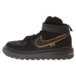 NIKE ナイキ AIR FORCE 1 BOOT CORDURA エアフォースワン ブーツ コーデュラ ハイカットシューズ US10/28cm ブラック DO6702-001の画像1