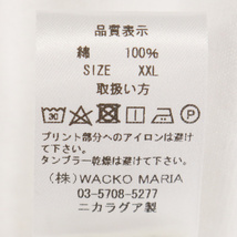 WACKO MARIA ワコマリア 24SS NECKFACE / LONG SLEEVE T-SHIRT ネックフェイス バックプリント 長袖Tシャツ ホワイト NECKFACE-WM-LT02_画像6