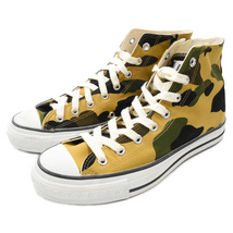 A BATHING APE アベイシングエイプ APE STA HI エイプスターハイカットサイドジップスニーカー カモフラ US10/28cm_画像3