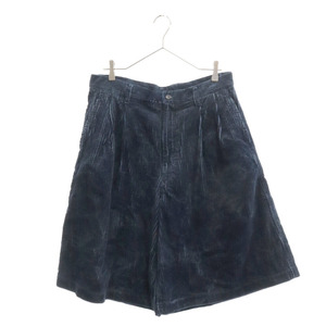 COMME des GARCONS SHIRT コムデギャルソンシャツ Corduroy Woven Shorts コーデュロイショートパンツ FL-P006 ネイビー ハーフパンツ