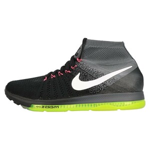 NIKE ナイキ ZOOM ALL OUT FLYKNIT ズーム オール アウト フライニット ハイカットスニーカー グレー US11/29cm 844134‐002