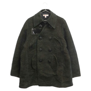 MASU エムエーエスユー V NECK PEA COAT MVFW-CT0222 ピーコート ダブルジャケット カーキ