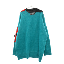 RAF SIMONS ラフシモンズ 21AW Oversized Knit Sweater モヘアオーバーサイズニット長袖セーター_画像2