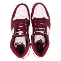 NIKE ナイキ AIR JORDAN 1 HIGH OG BORDEAUX エアジョーダン1 レトロ ハイカットスニーカー ホワイト/ボルドー US11/29.0cm 555088-611_画像5