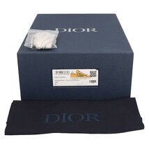 DIOR ディオール B27 オブリークジャガードスムースレザー ローカットスニーカー イエロー 3SN272ZIR26242_画像6