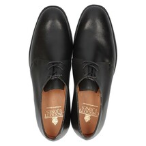 Crockett&Jones クロケットアンドジョーンズ DARTMOUTH プレーントゥ Vフロント レザー ドレスシューズ ブラック_画像5