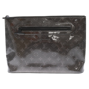 LOUIS VUITTON ルイヴィトン モノグラムエクリプス エナメル クラッチバッグ ポシェット コスモス ブラック M63373 PL2106