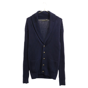 DOLCE & GABBANA ドルチェアンドガッバーナ Knit Cardigan GNC19K クラウンボタン ニットカーディガン ネイビー