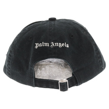 Palm Angels パームエンジェルス METAL PALM BASEBALL CAP ロゴ刺繍 キャップ ブラック PMLB009F19224007_画像2