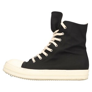 DRKSHDW ダークシャドウ RAMONES HI-TOP SNEAKERS ITMNEOS873F6 ラモーンズ ナイロンハイカットスニーカー ブラック