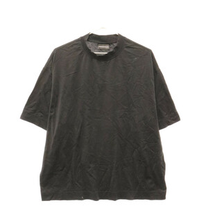 EMPORIO ARMANI エンポリオアルマーニ ワンカラールーズフィット半袖Tシャツ ブラック 3R1TS2 1JUVZ