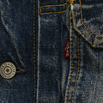 Levi's リーバイス 50S VINTAGE 507XX 2nd デニムジャケット 紙パッチ ボタン裏17 ビッグE インディゴ_画像5