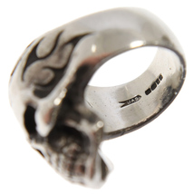 CRAZY PIG クレイジーピッグ TRIBAL SKULL RINGトライバルスカルリング シルバー_画像5