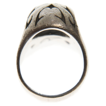 CRAZY PIG クレイジーピッグ TRIBAL SKULL RINGトライバルスカルリング シルバー_画像6