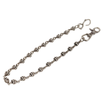 THIRTEEN DESIGNS サーティーンデザインズ SKULL WALLET CHAIN スカルウォレットチェーン シルバー_画像1