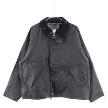 Barbour バブアー Waxed cotton short blouson ワックス コットン ショート ブルゾン 232MWX1678 ブラック_画像1