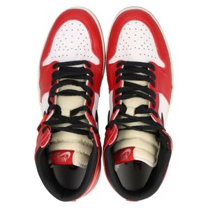 NIKE ナイキ 94年製 AIR JORDAN 1 CHICAGO 130207-101 エアジョーダン1 シカゴ ハイカットスニーカー ホワイト/レッド US10.5/28.5cmの画像5